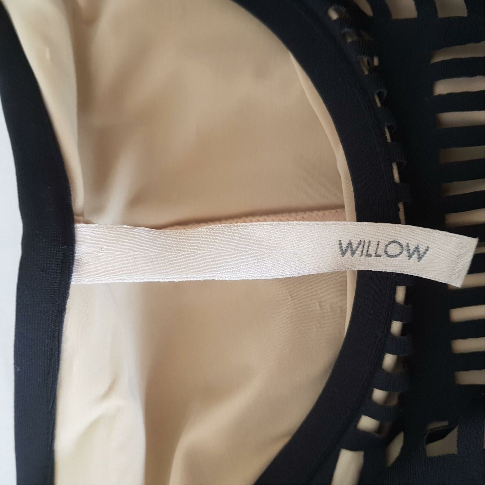 WILLOW Black Bodycon Dress Formal Cocktail Party Midi Length Sleeveless Sexy 6