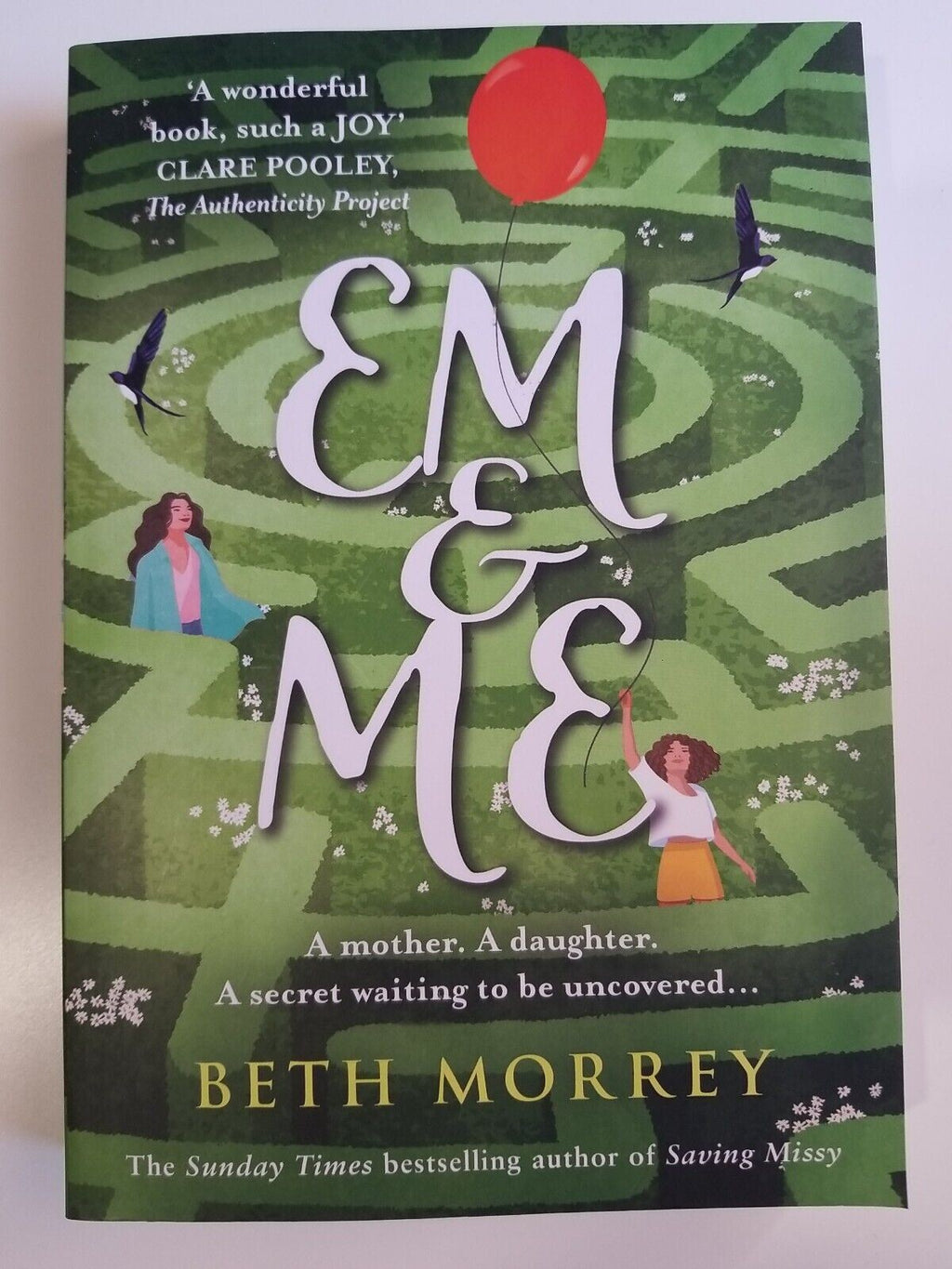 Em & Me Beth Morrey Paperback 2022 Sunday Times Bestselling Author Fiction Book