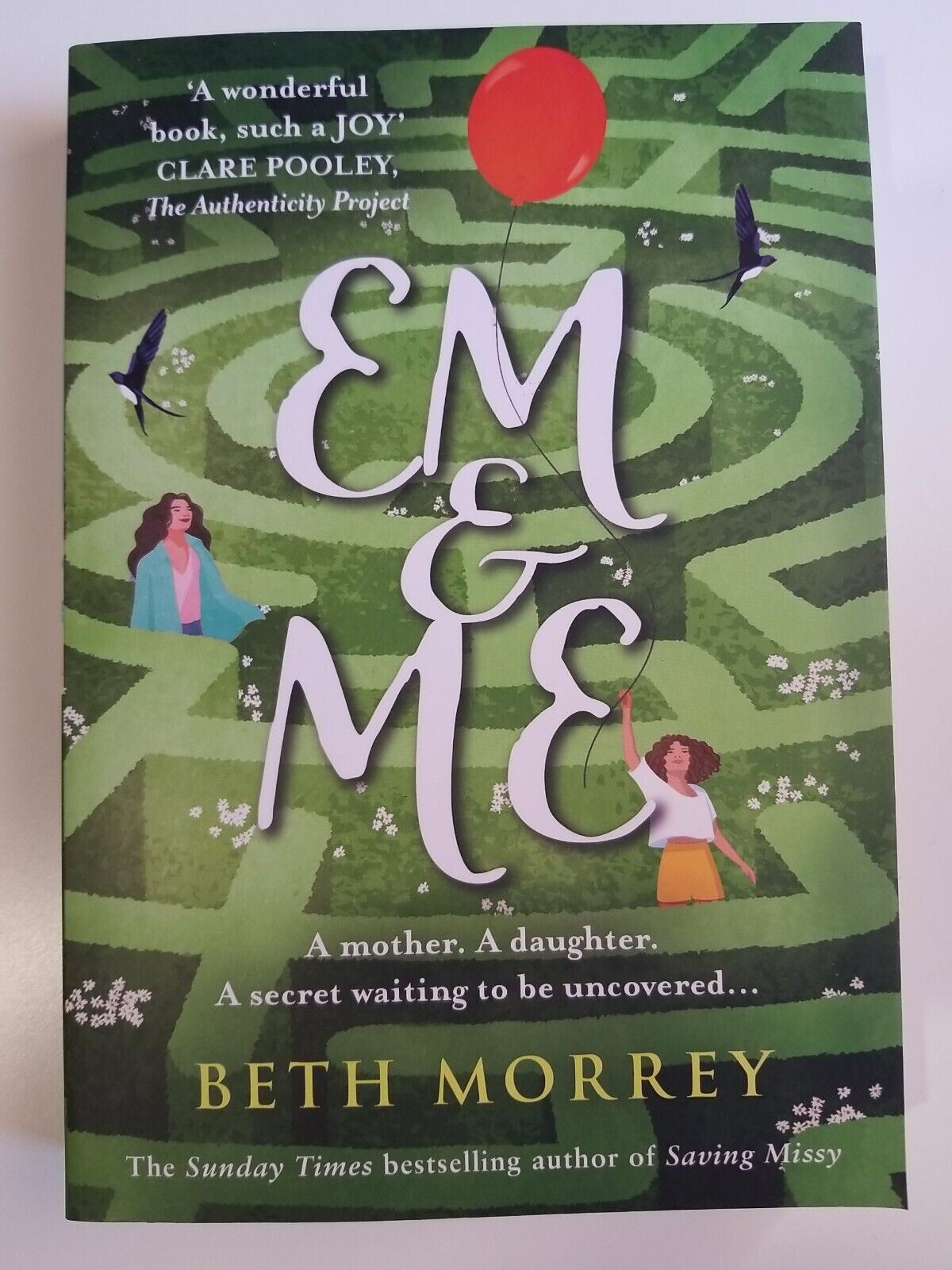 Em & Me Beth Morrey Paperback 2022 Sunday Times Bestselling Author Fiction Book