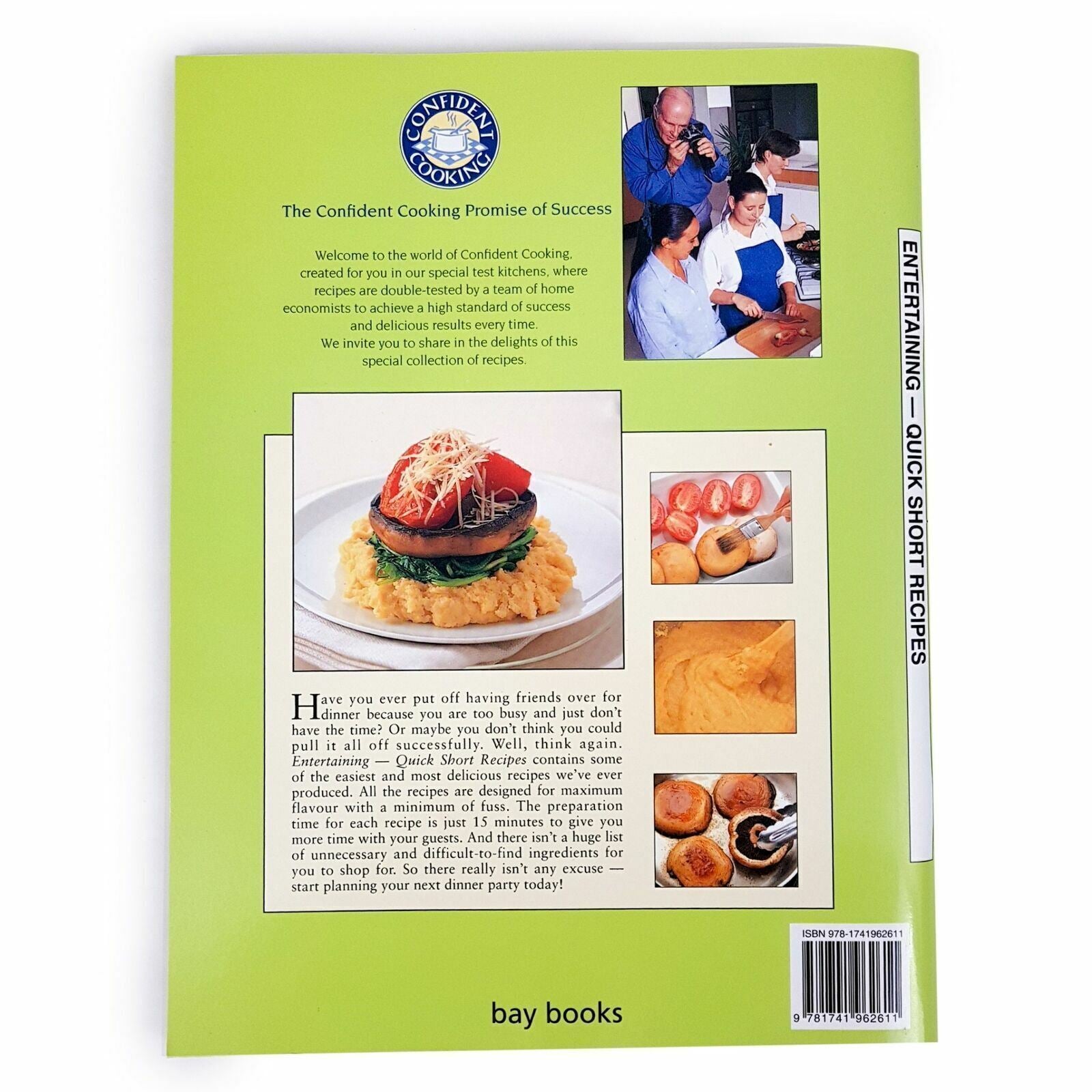 Entertaining Quick Short Recipes Cooking Book 2008 Australian Cookbook Aussie