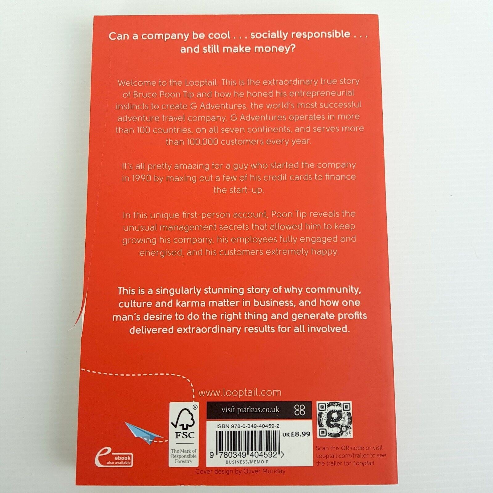 Looptail: How One Company Changed the World Reinventing Business Bruce Poon Tip