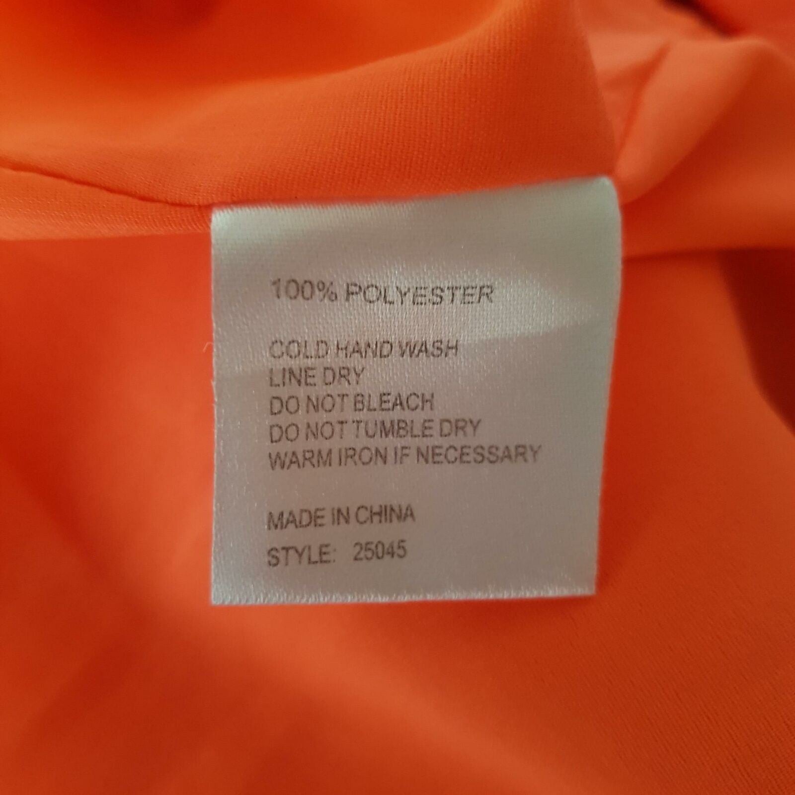 Sheike Bright Fluoro Orange Halter Sheath Dress Summer Party Cocktail Size 6 XS
