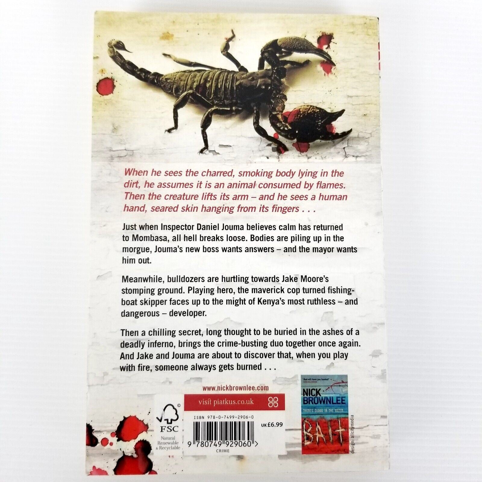 Burn: Number 2 in series by Nick Brownlee (Paperback, 2009) Crime Thriller Book