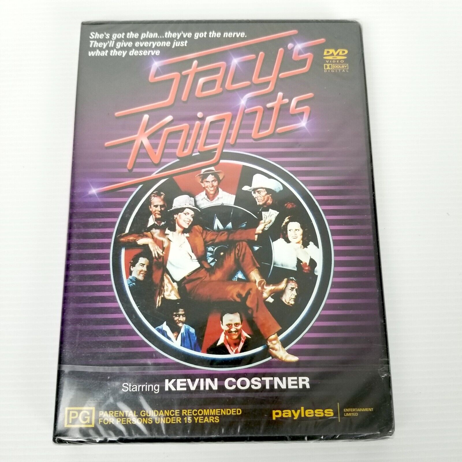 Stacy's Knights (1983) DVD Region 4 PAL Kevin Costner 80s Vintage Movie Film