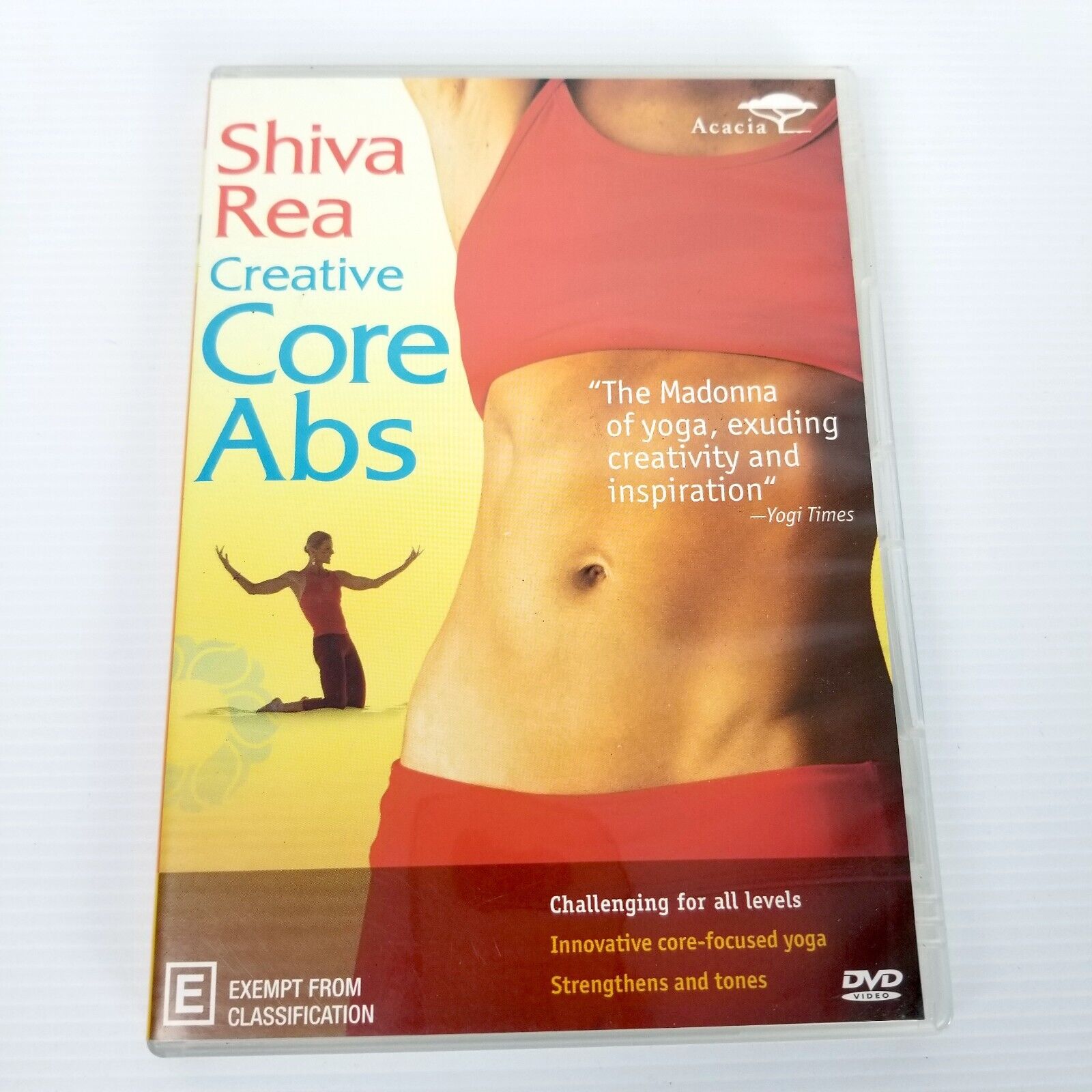 Shiva Rea Creative Core Abs DVD | Region 4 2010 Yoga Flow Workout Exercise
