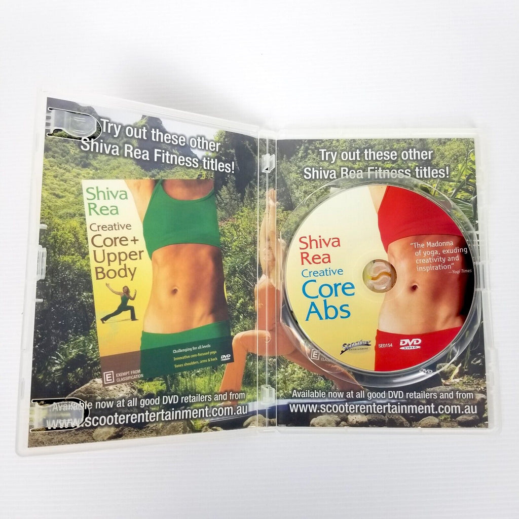 Shiva Rea Creative Core Abs DVD | Region 4 2010 Yoga Flow Workout Exercise