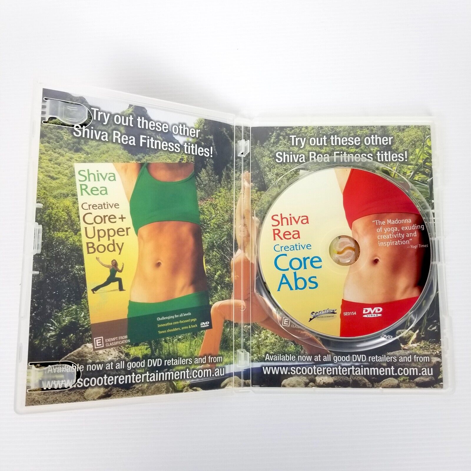 Shiva Rea Creative Core Abs DVD | Region 4 2010 Yoga Flow Workout Exercise