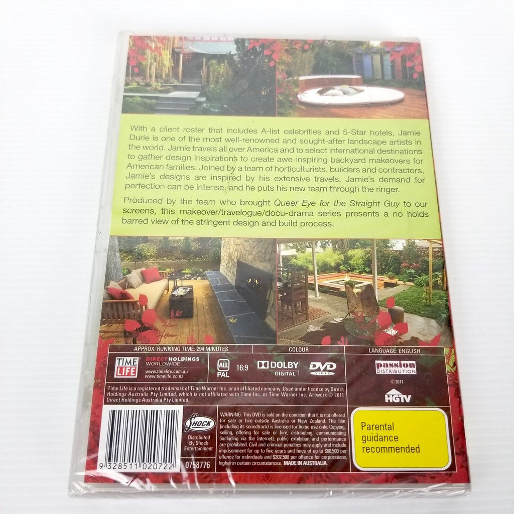The Outdoor Room With Jamie Durie : Series 1-2 (DVD, 2008) Landscape Australian