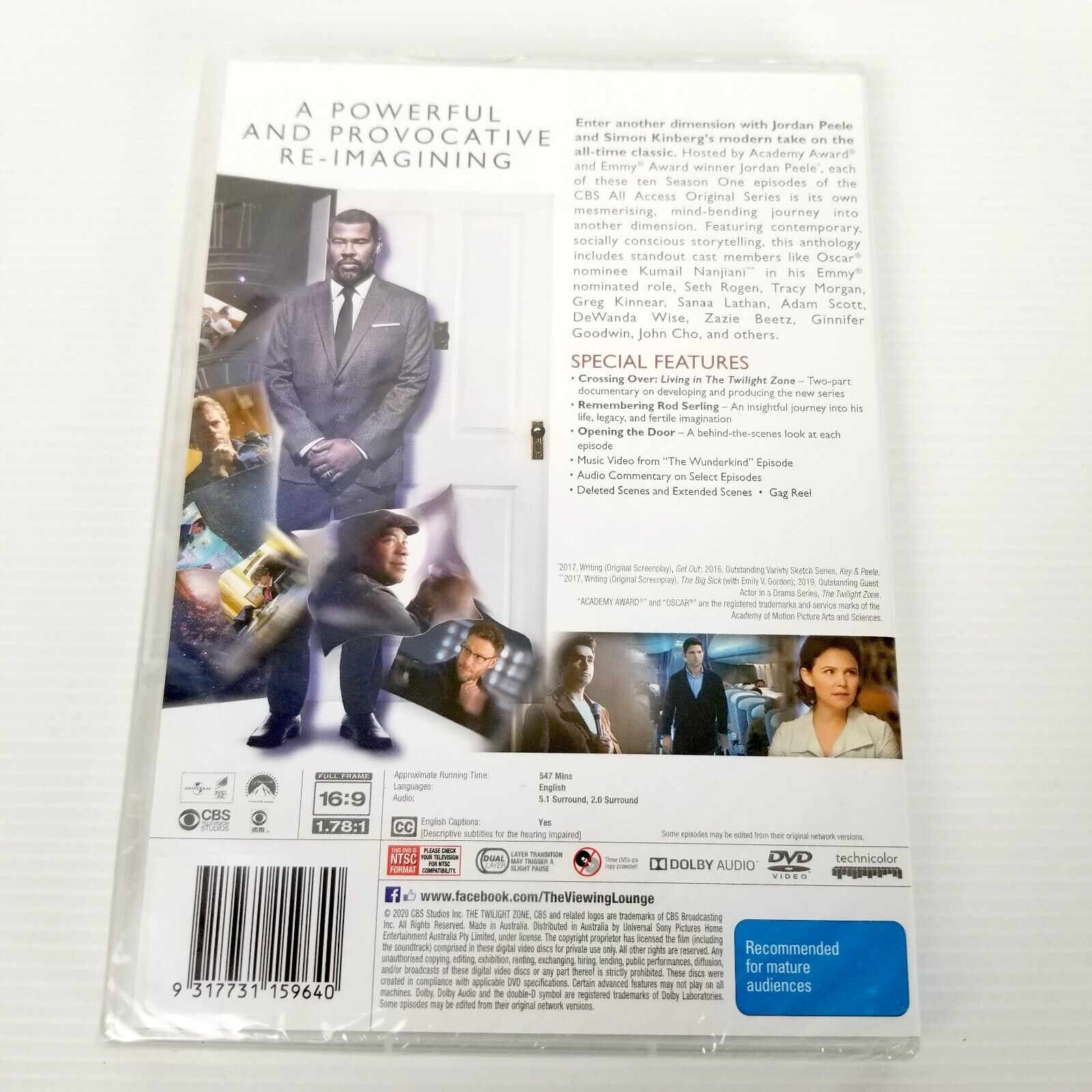 The Twilight Zone: Season 1 (DVD 2019) Jordan Peele Kumail Nanjiani New & Sealed