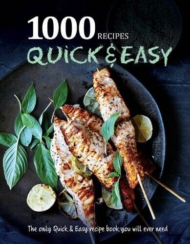 1000 Recipes Quick & Easy by Bonnier Books Ltd (Paperback 2016) Cookbook Cooking
