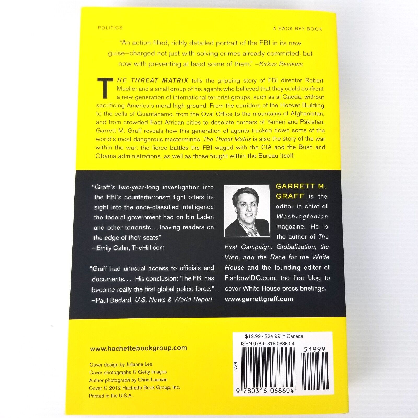 The Threat Matrix: The FBI at War by Garrett M. Graff (Paperback, 2012) Book LN