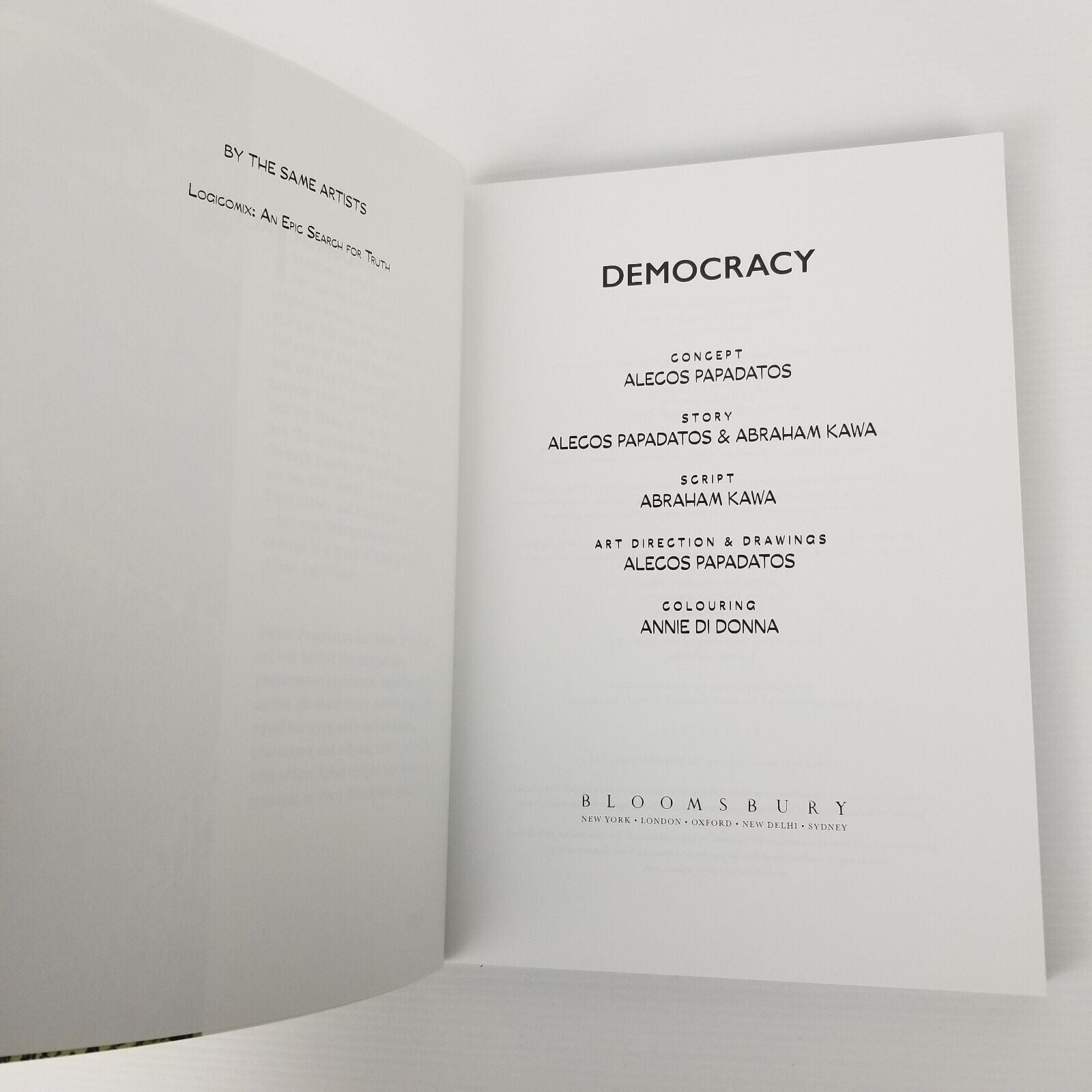 Democracy by Abraham Kawa, Annie Di Donna, Alecos Papadatos (Paperback, 2015)