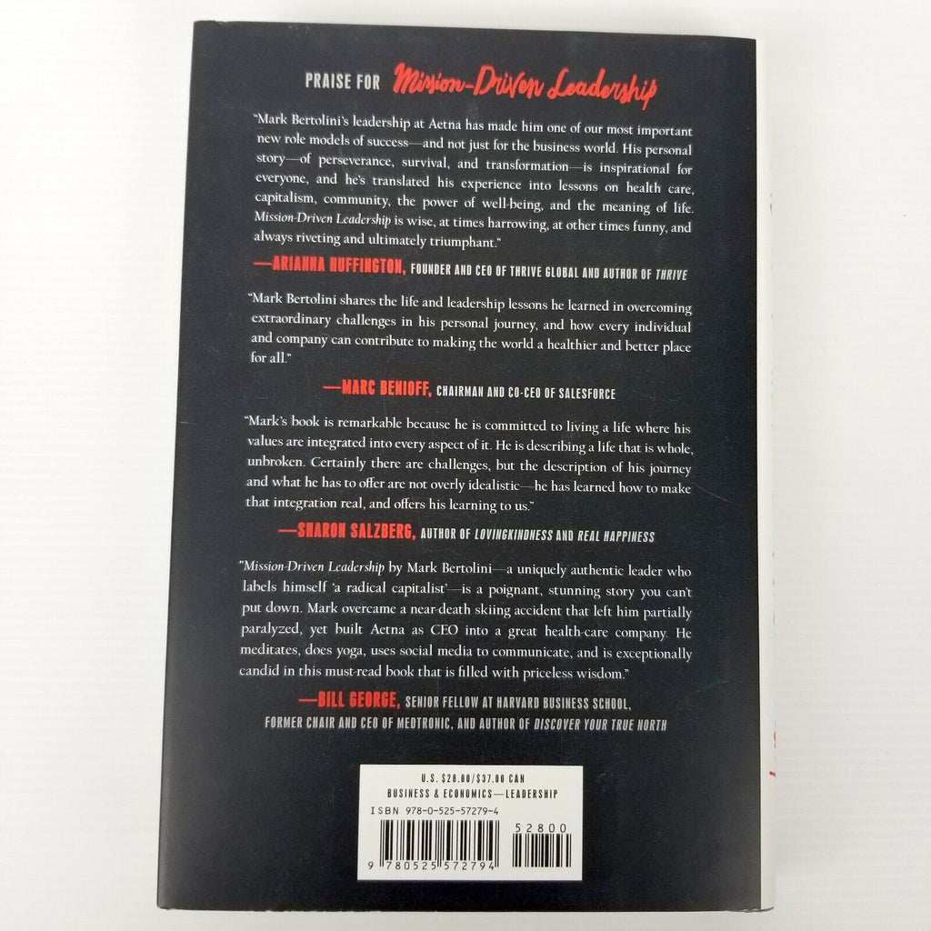 Mission-Driven Leadership: My Journey as a Radical Capitalist by Mark Bertolini