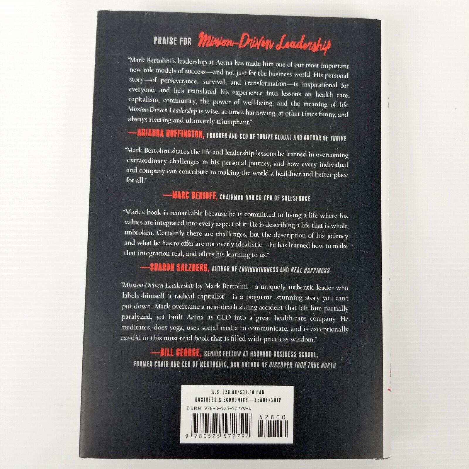 Mission-Driven Leadership: My Journey as a Radical Capitalist by Mark Bertolini