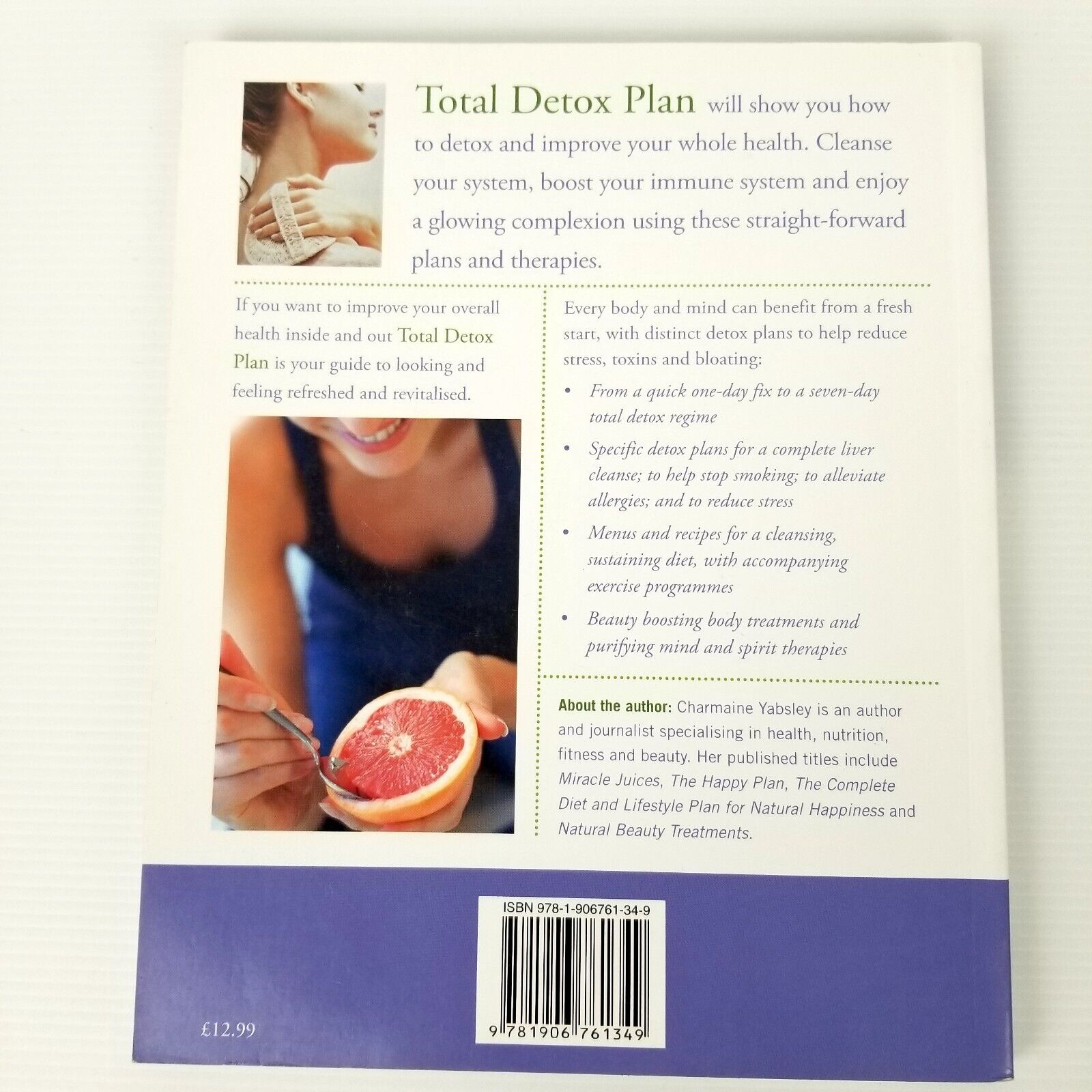 Total Detox Plan by Charmaine Yabsley - Improve Health Boost Immune System Book