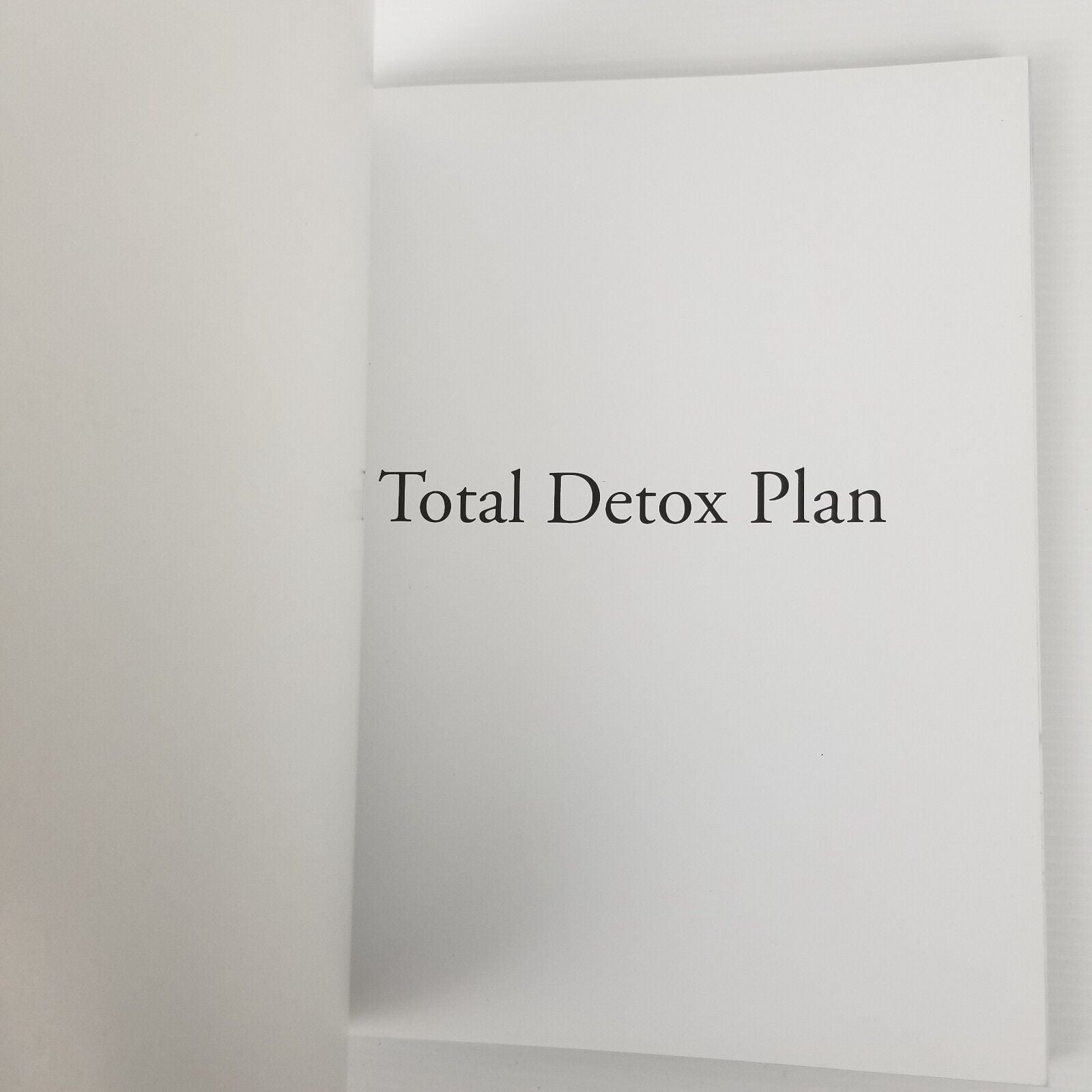 Total Detox Plan by Charmaine Yabsley - Improve Health Boost Immune System Book