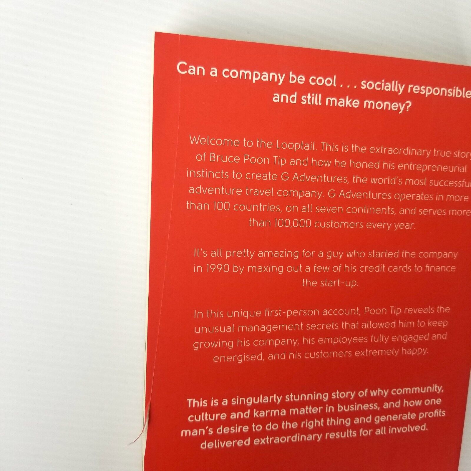 Looptail: How One Company Changed the World by Reinventing Business Bruce P. Tip