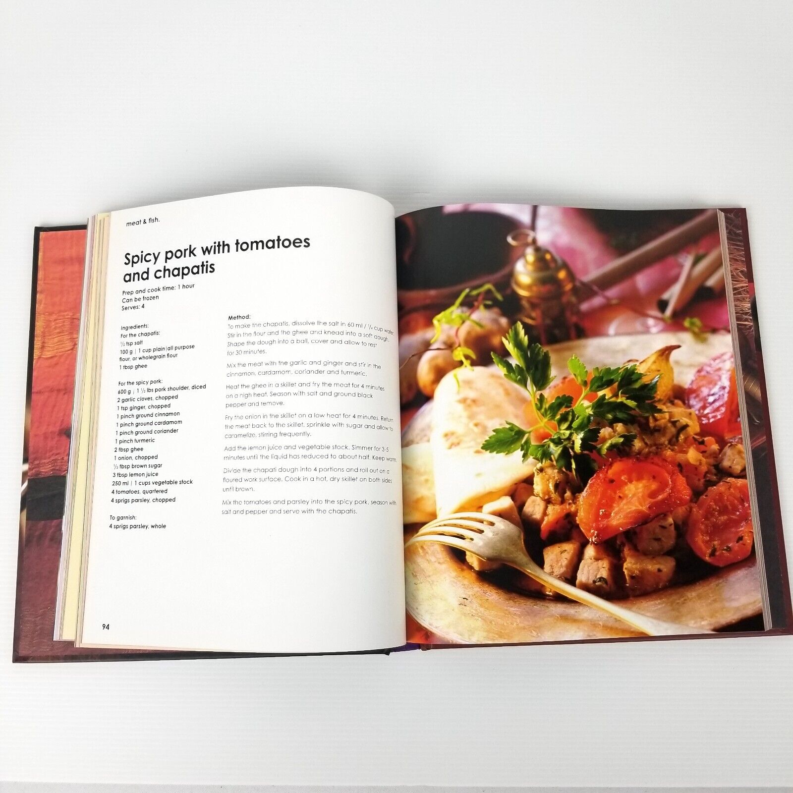 Indian by taste. (Hardcover, 2012) 100+ Recipes Cookbook Indian Cuisine Food