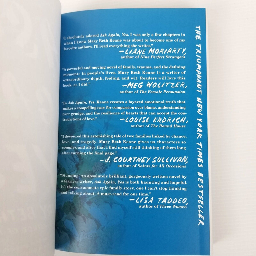 Ask Again, Yes by Mary Beth Keane Paperback (The Tonight Show Summer Reads) Book