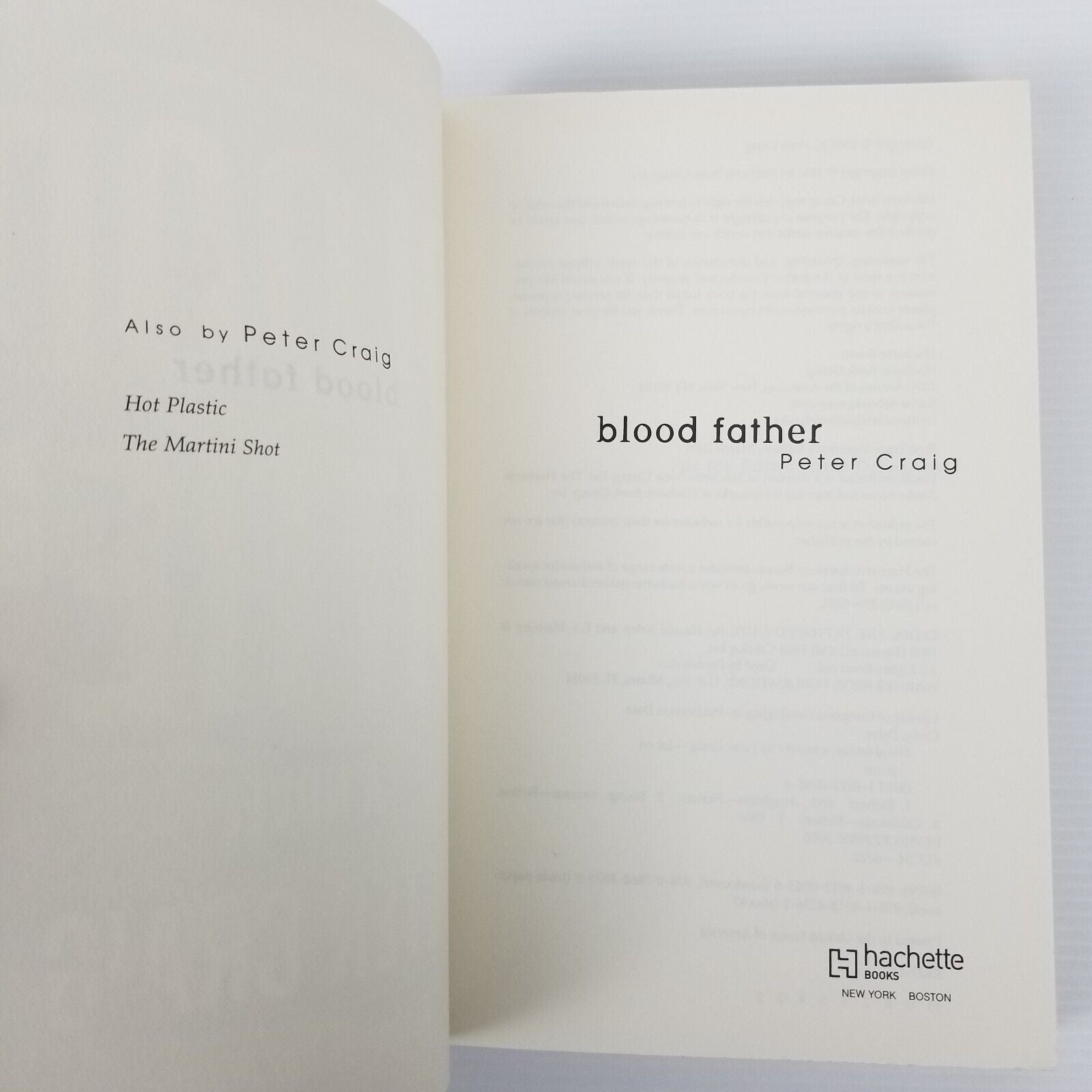 Blood Father by Peter Craig (Paperback / Softback, 2006) Action Adventure Book