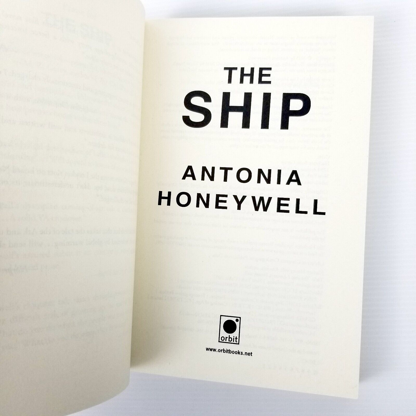 The Ship by Antonia Honeywell (English) Paperback Book Author: @antonia_writes