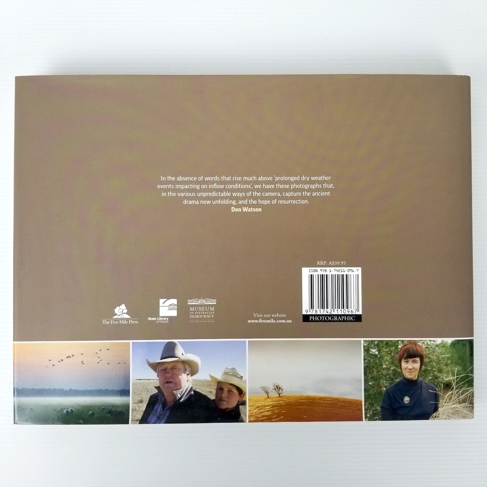 Beyond Reasonable Drought: Photographs of a Changing Land Hardcover Australian