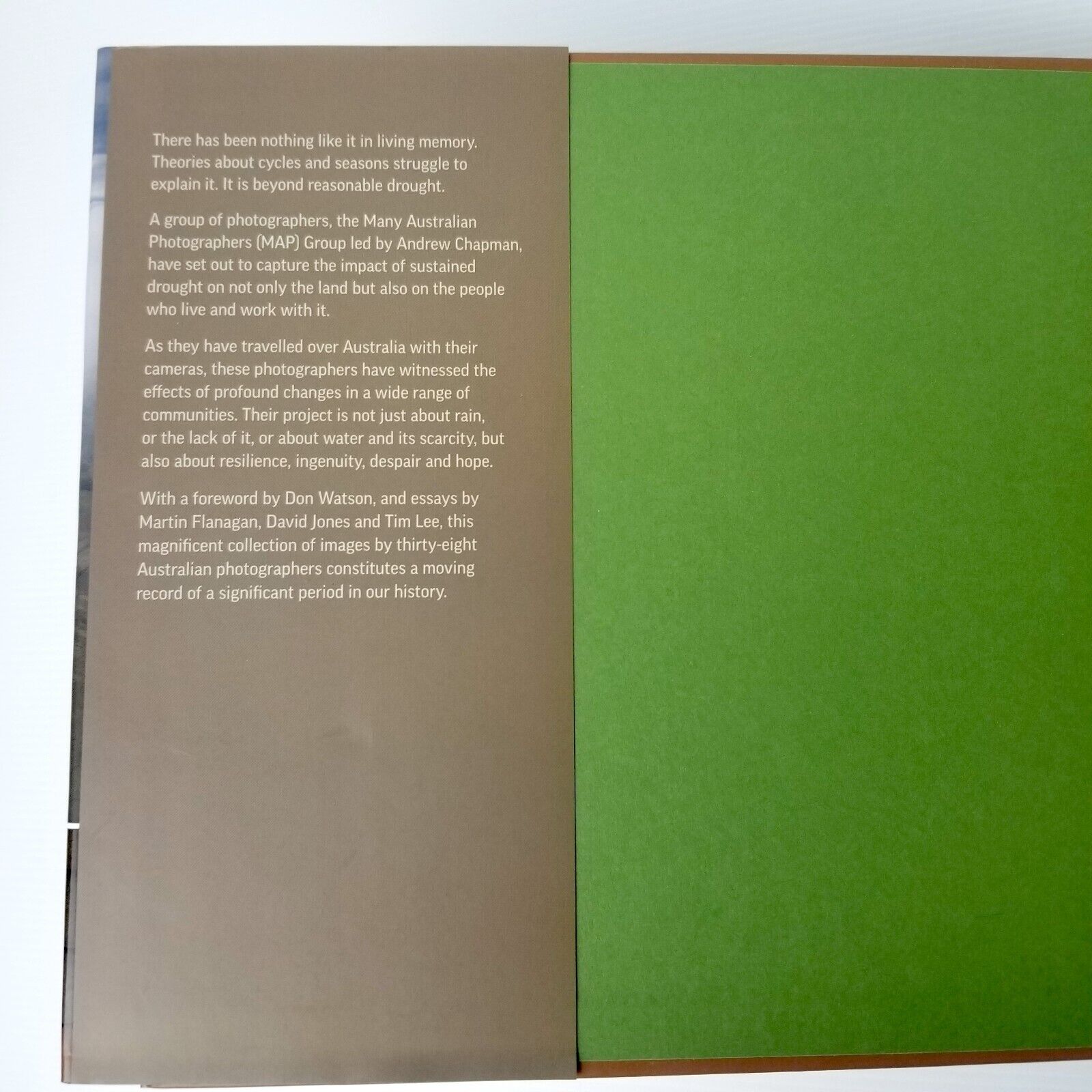 Beyond Reasonable Drought: Photographs of a Changing Land Hardcover Australian