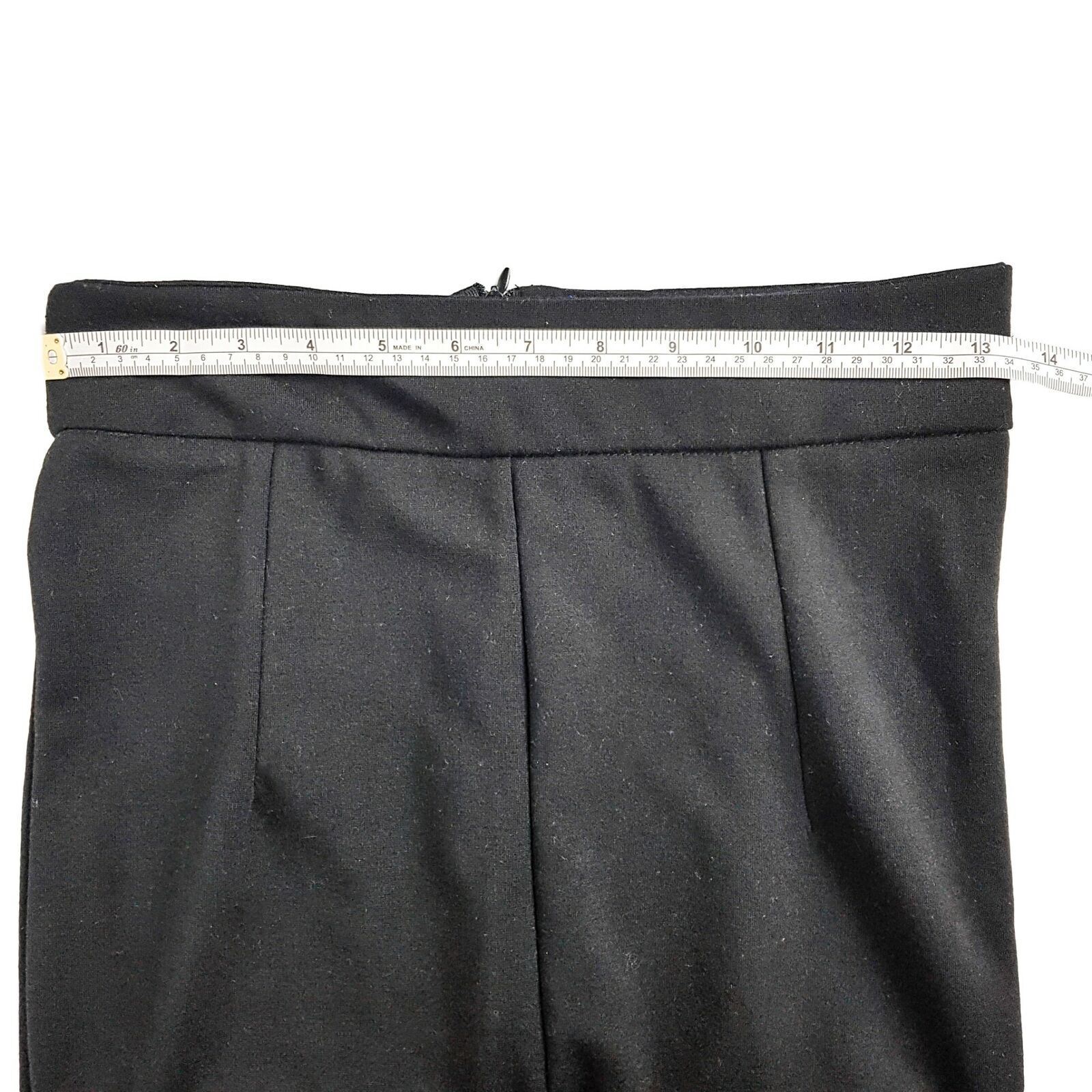 PURE HYPE Black Women's Classic Corporate Short Thick Skirt Ladies' Office Wear