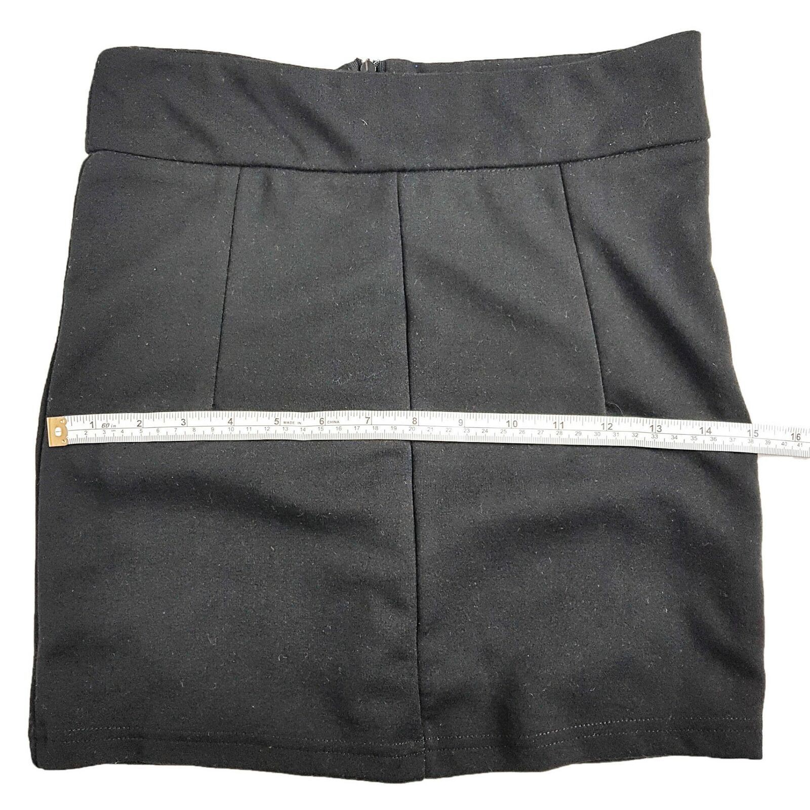PURE HYPE Black Women's Classic Corporate Short Thick Skirt Ladies' Office Wear