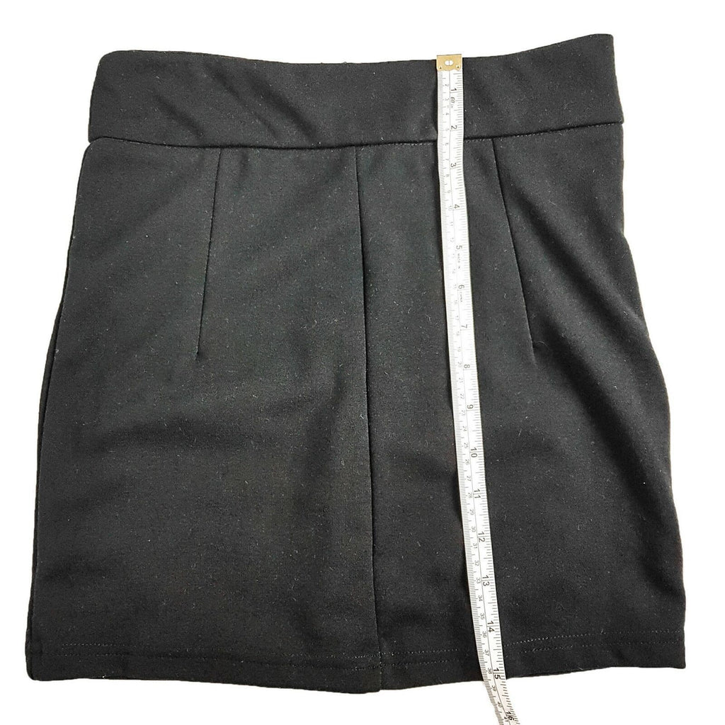 PURE HYPE Black Women's Classic Corporate Short Thick Skirt Ladies' Office Wear