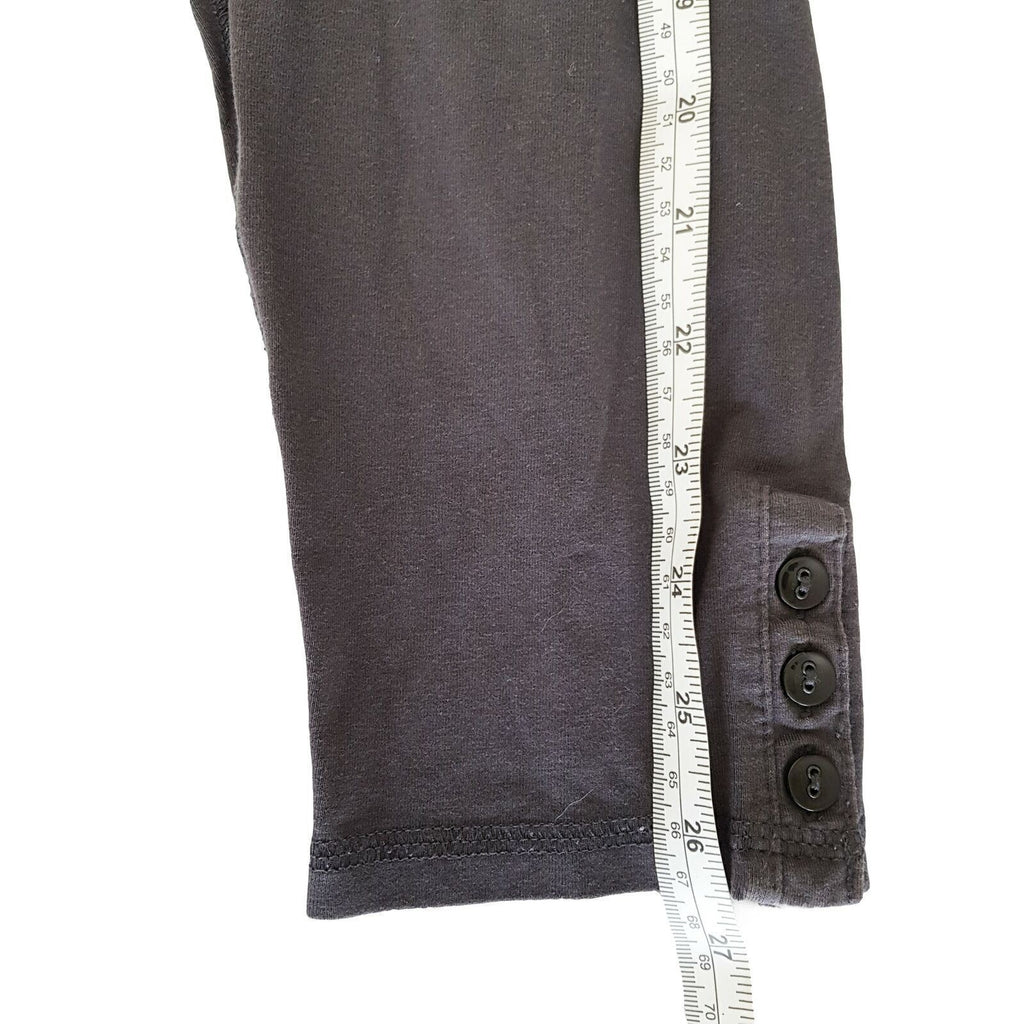 MARC NEW YORK Women's Grey Leggings Yoga Running Gym Sports Wear Cropped 7/8 3/4