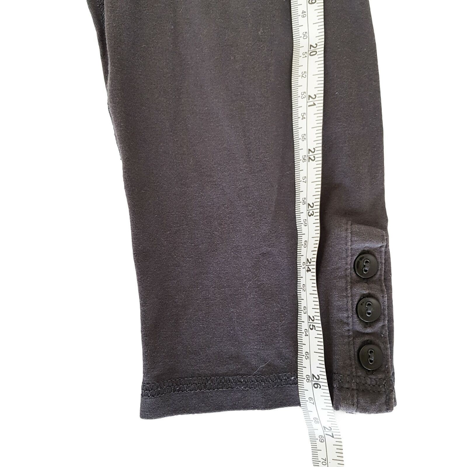 MARC NEW YORK Women's Grey Leggings Yoga Running Gym Sports Wear Cropped 7/8 3/4