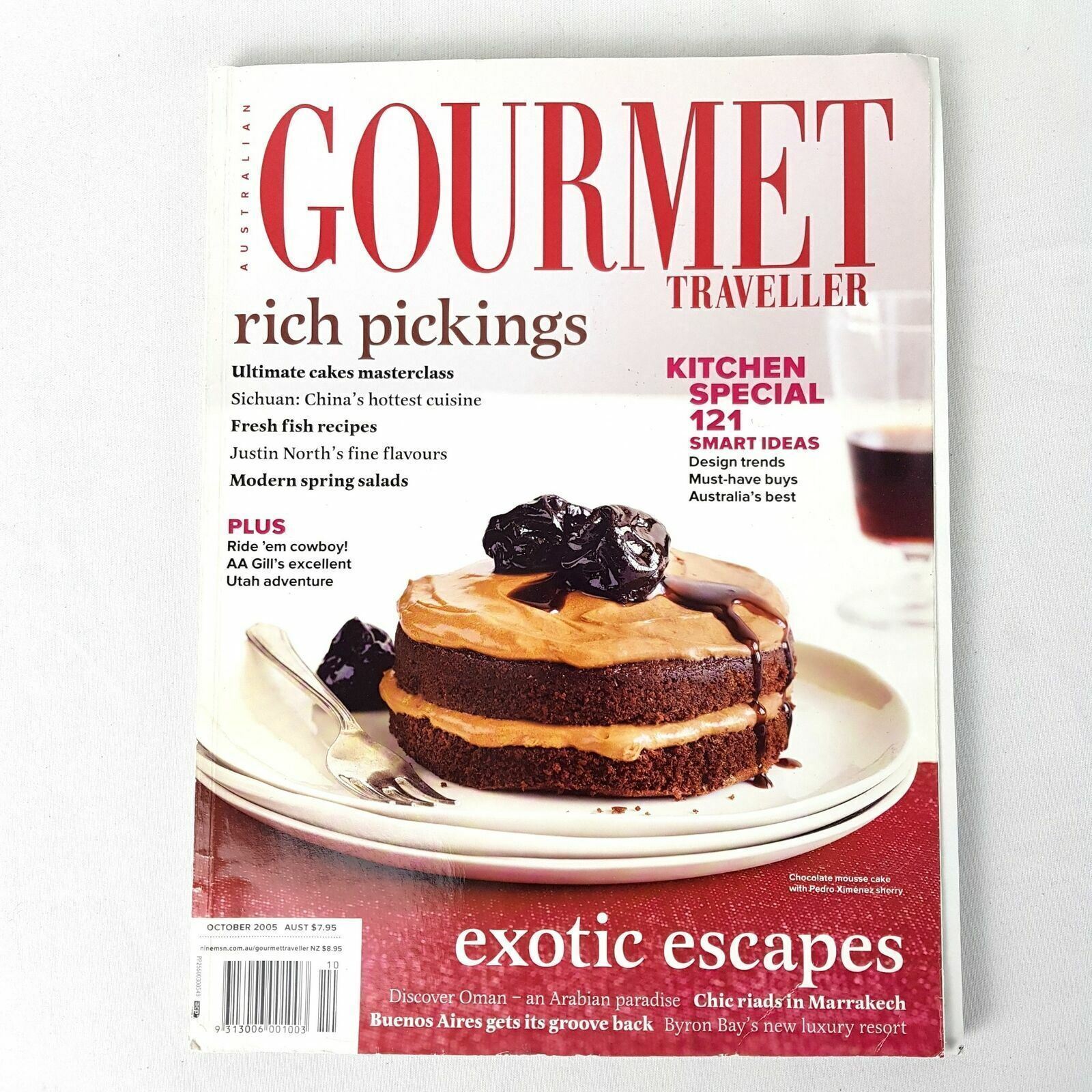 5x Cooking Baking Desserts Gourmet Traveller Australia Magazine Recipe Book Card