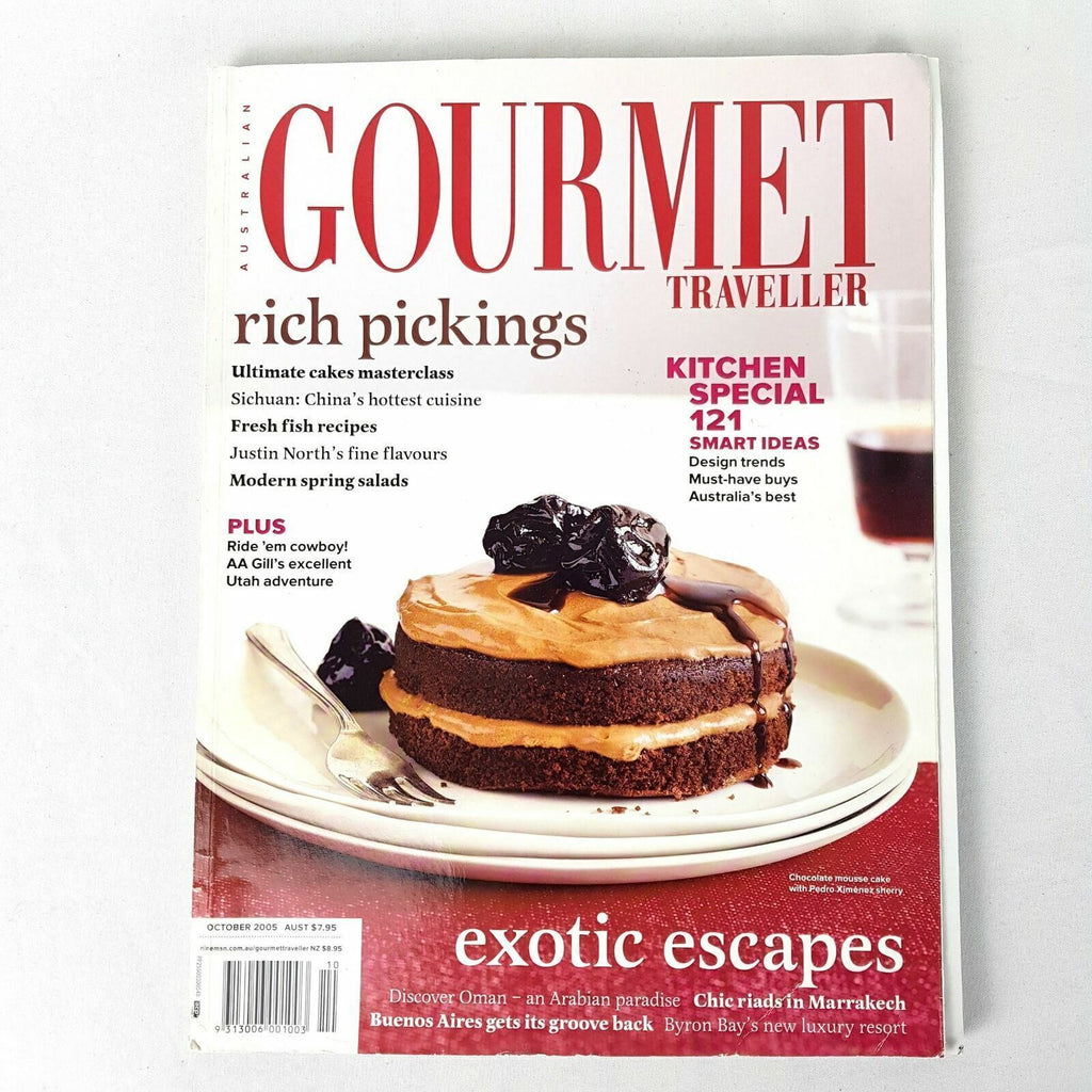 5x Cooking Baking Desserts Gourmet Traveller Australia Magazine Recipe Book Card