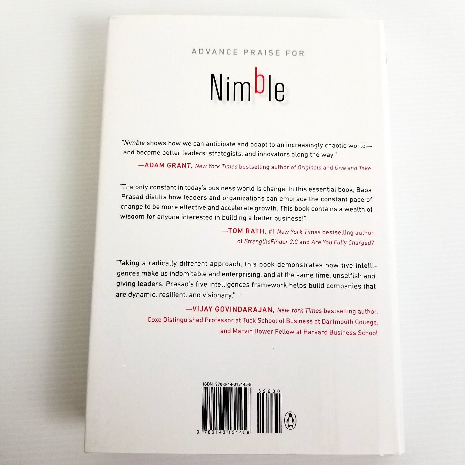 Nimble: Make Yourself and Your Company Resilient by Baba Prasad Hardcover Book