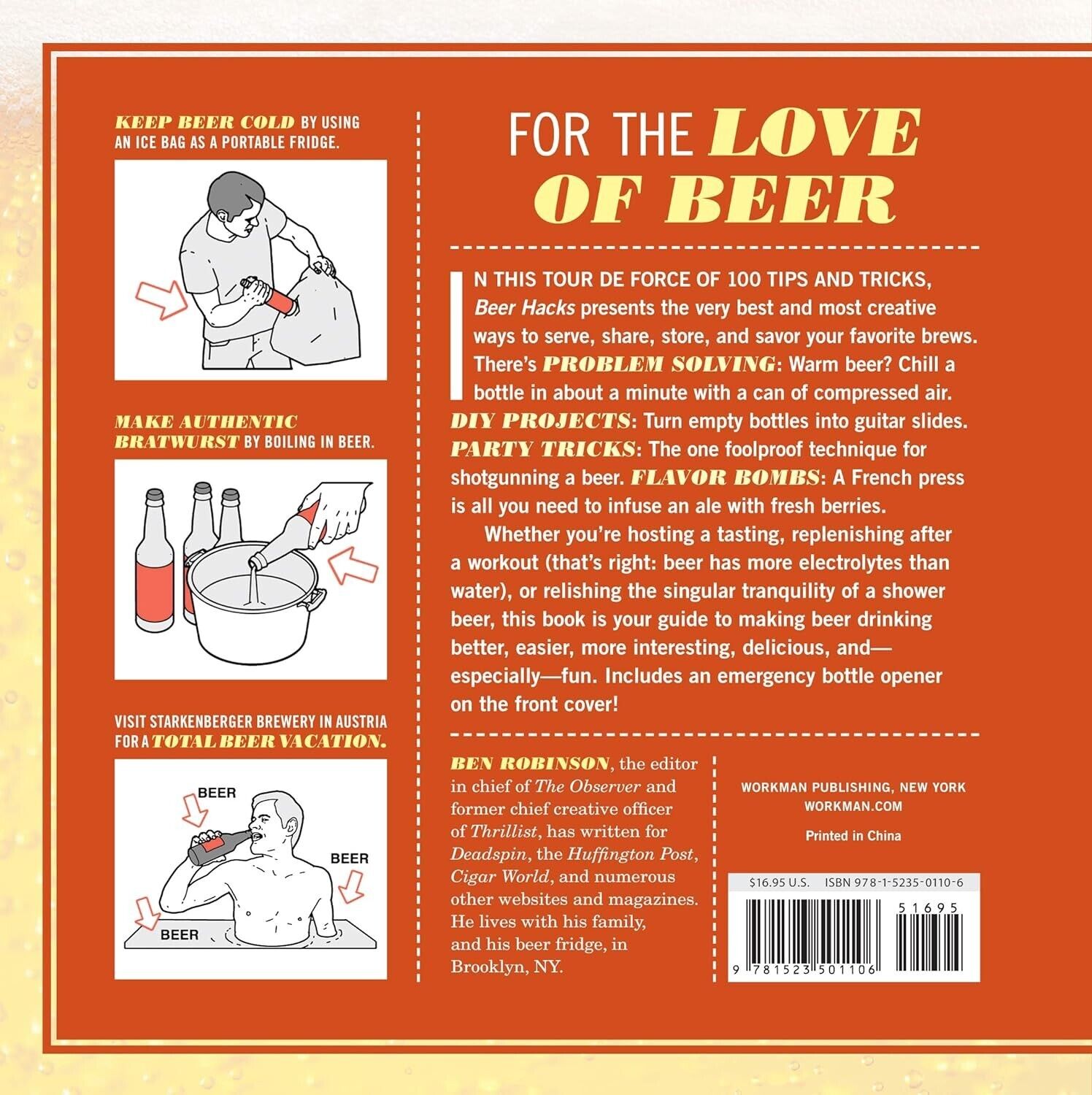 Beer Hacks: 100 Tips, Tricks, and Projects by Ben Robinson (Hardcover, 2018)