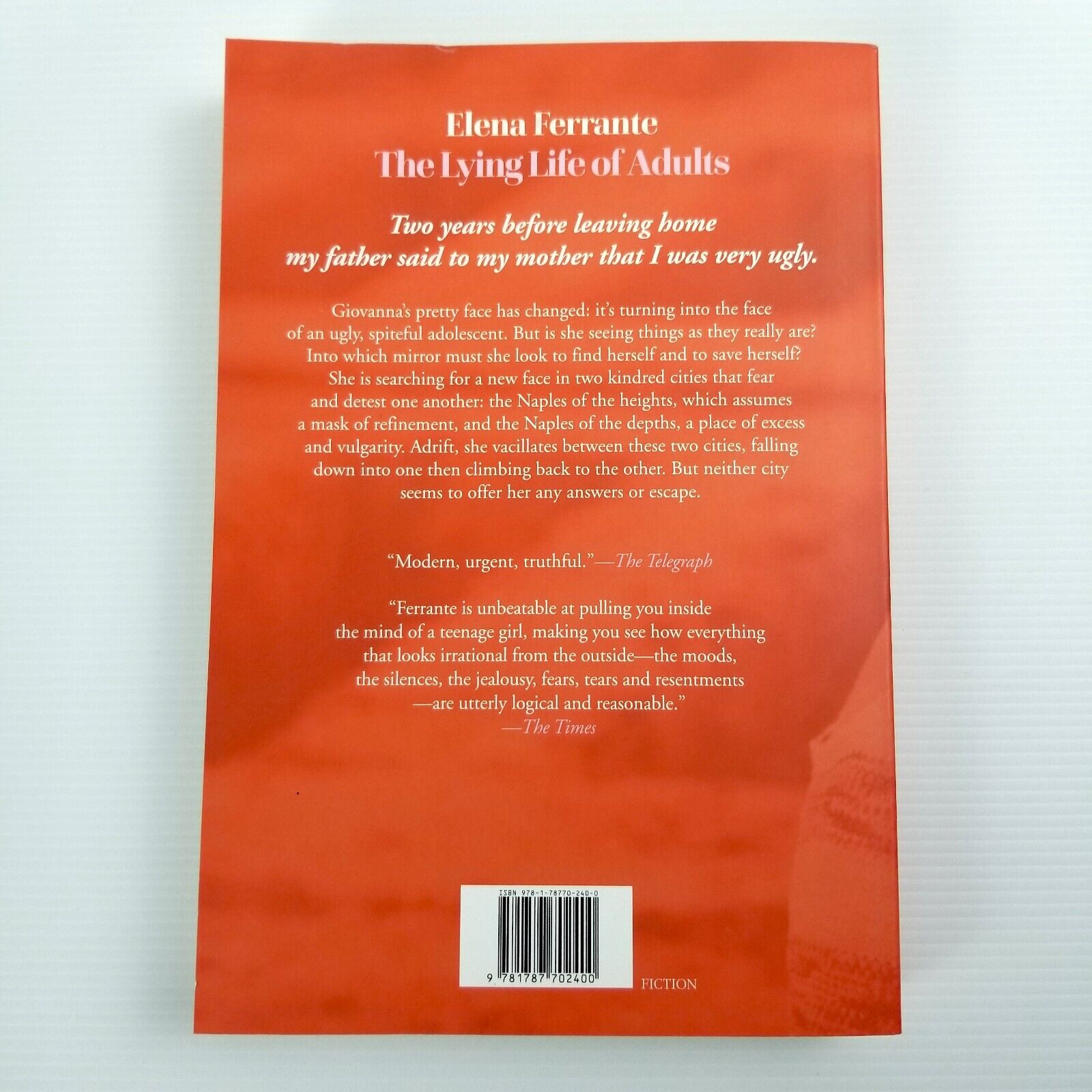 The Lying Life of Adults: A SUNDAY TIMES BESTSELLER by Elena Ferrante Paperback