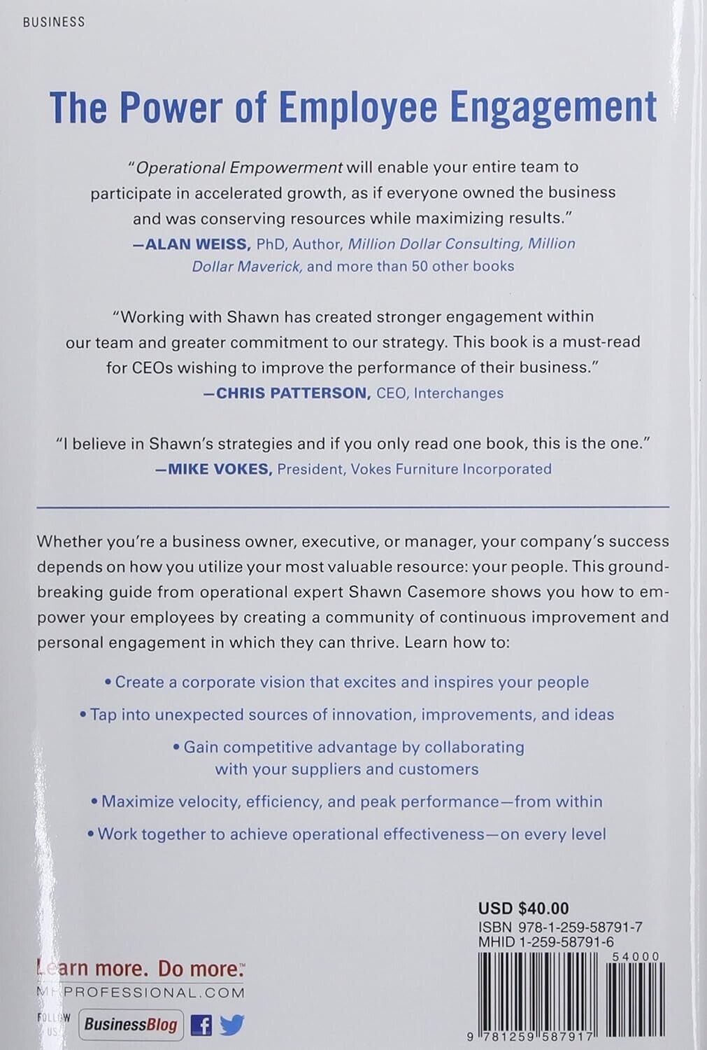 Operational Empowerment: Collaborate, Innovate, and Engage... by Shawn Casemore