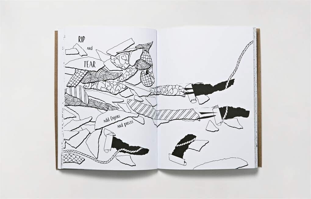 Creative Cat: Pattern, Doodle, Colour with a Muse by David Sinden Colouring Book