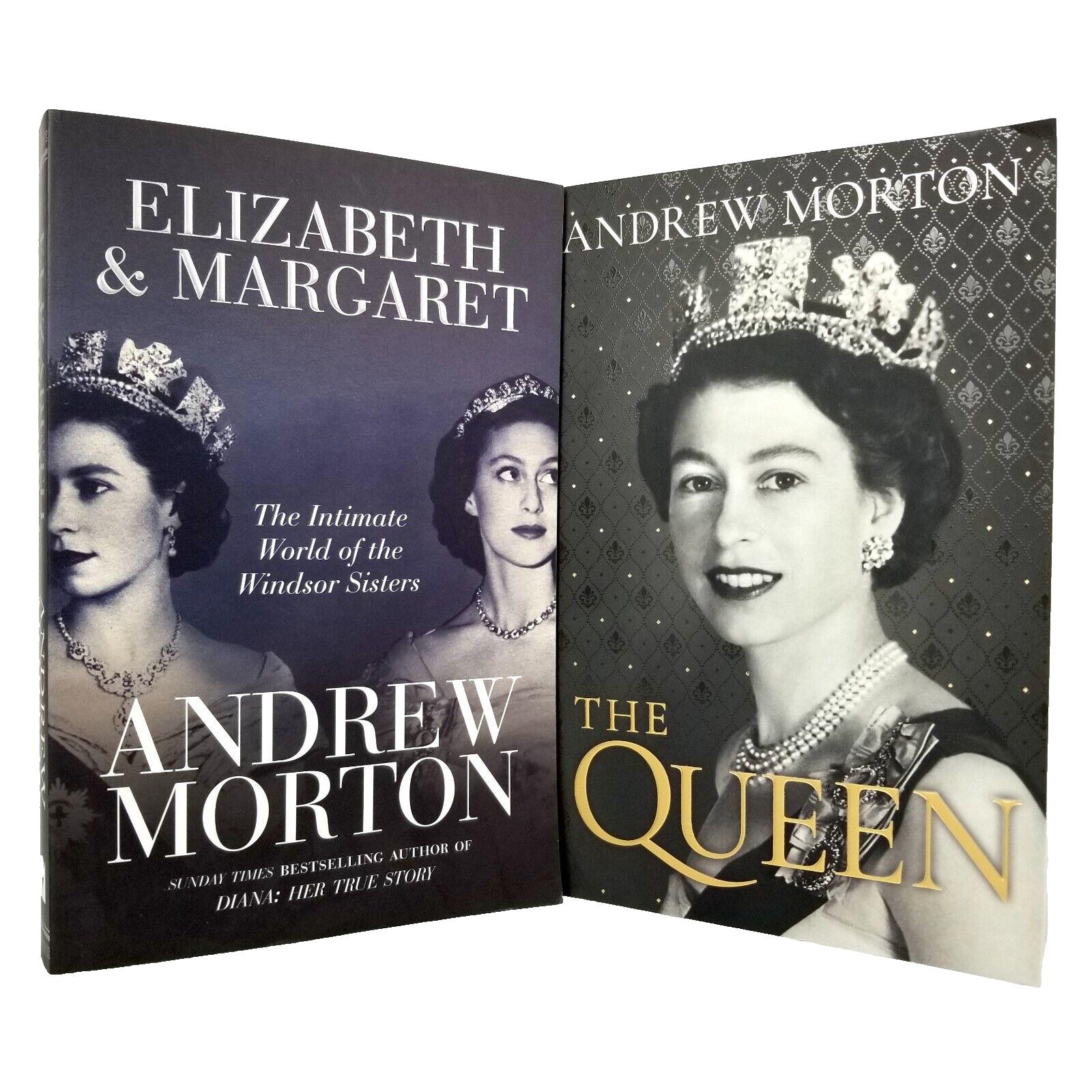 Andrew Morton Book Bundle The Queen Elizabeth Margaret Windsor Sisters Paperback