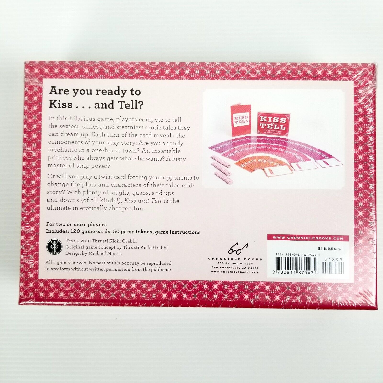 Party Game Kiss & Tell: The Outrageous Party Game of Sexy Stories and Tall Tales