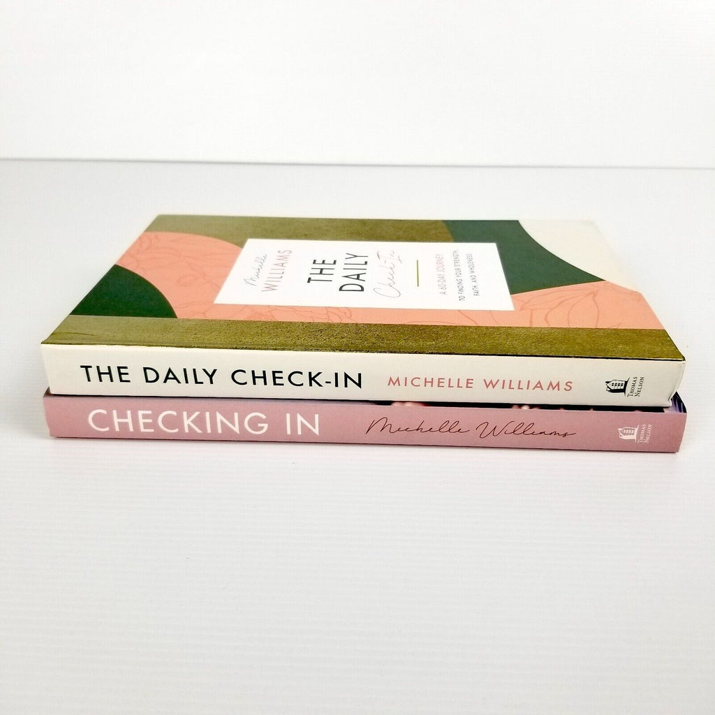 Michelle Williams Book Bundle Set: Checking In + The Daily Check-In, Self-Help