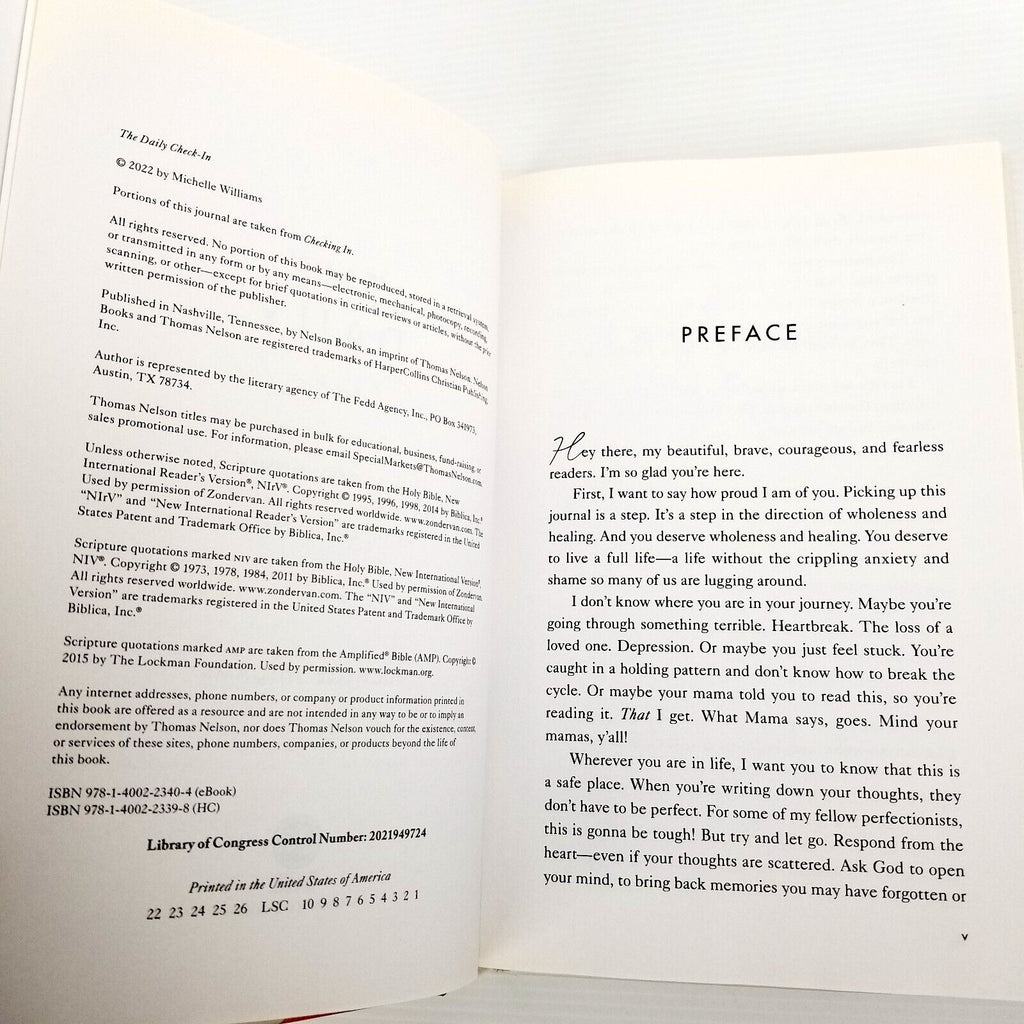 Michelle Williams Book Bundle Set: Checking In + The Daily Check-In, Self-Help