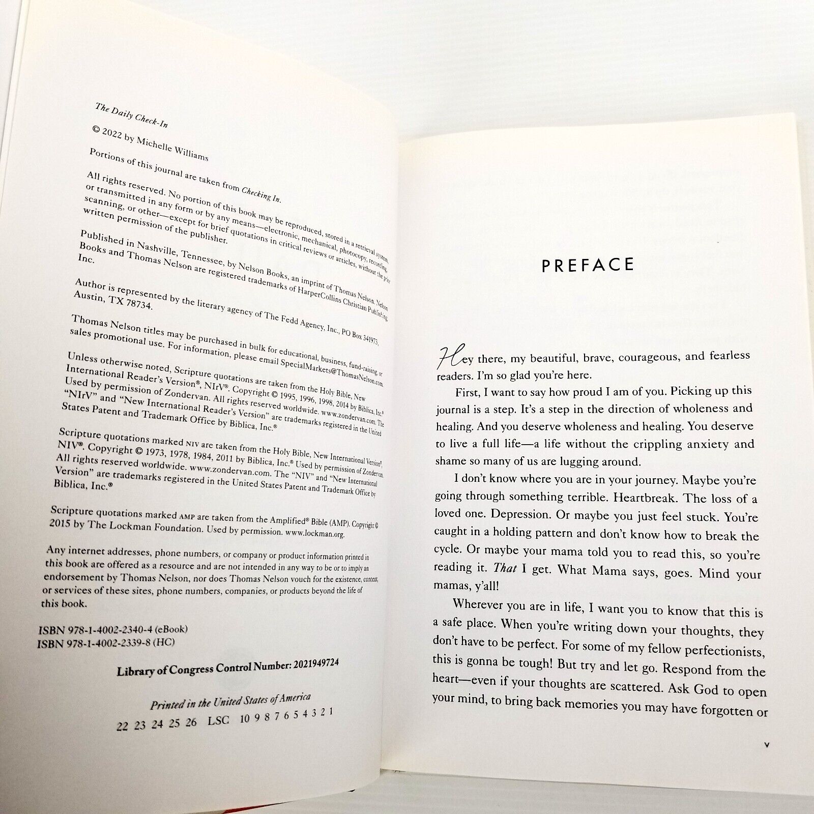 Michelle Williams Book Bundle Set: Checking In + The Daily Check-In, Self-Help