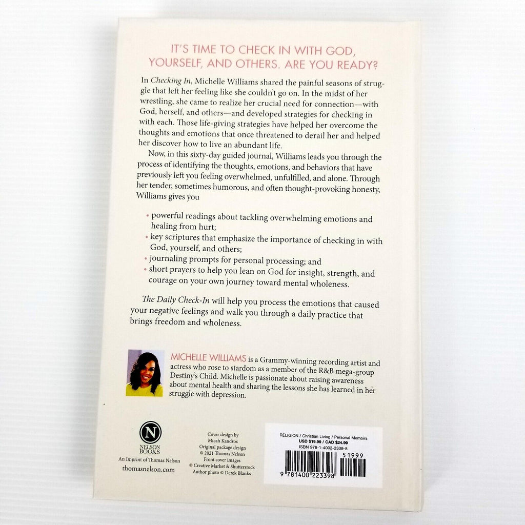 Michelle Williams Book Bundle Set: Checking In + The Daily Check-In, Self-Help