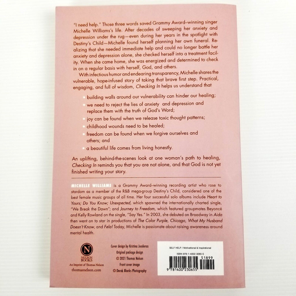 Michelle Williams Book Bundle Set: Checking In + The Daily Check-In, Self-Help
