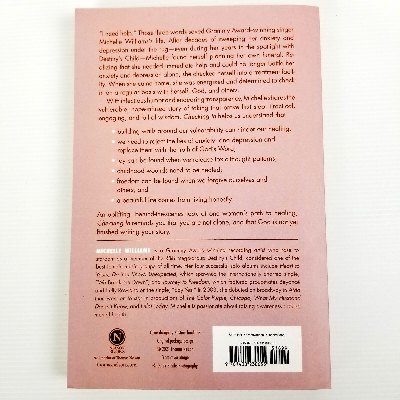 Michelle Williams Book Bundle Set: Checking In + The Daily Check-In, Self-Help