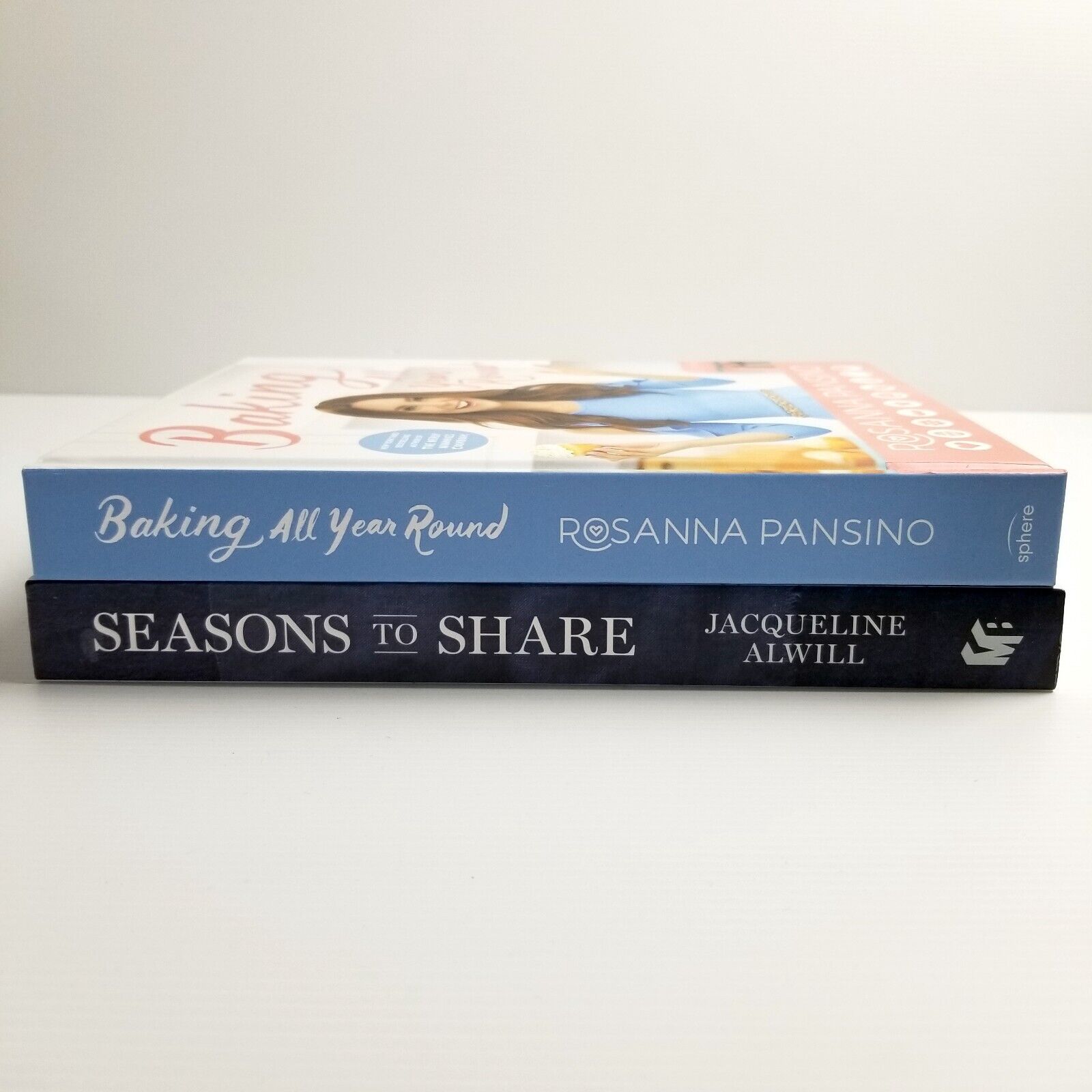 2x Cookbooks Rosanna Pansino Baking & Jacqueline Alwill Seasons to Share Recipes