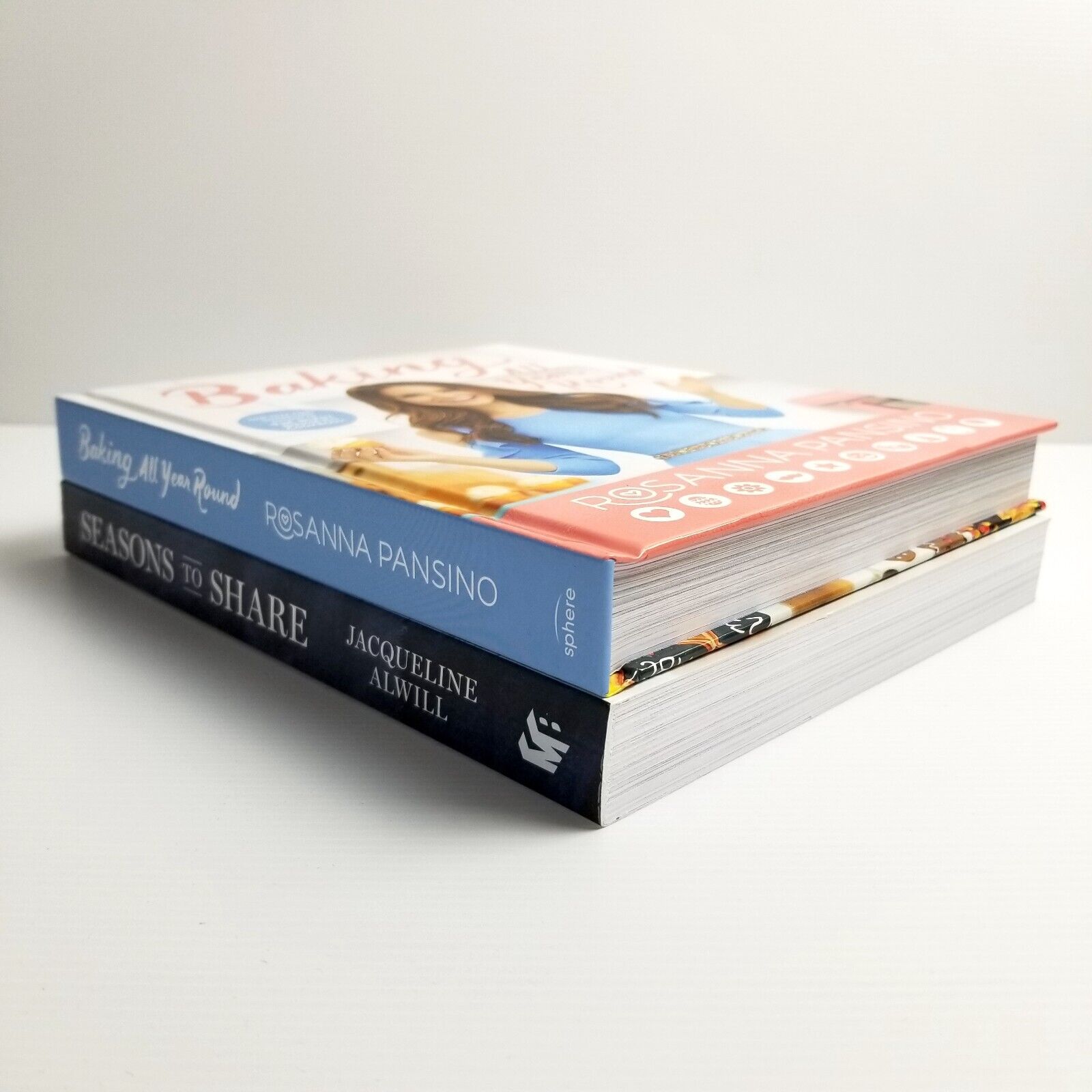2x Cookbooks Rosanna Pansino Baking & Jacqueline Alwill Seasons to Share Recipes