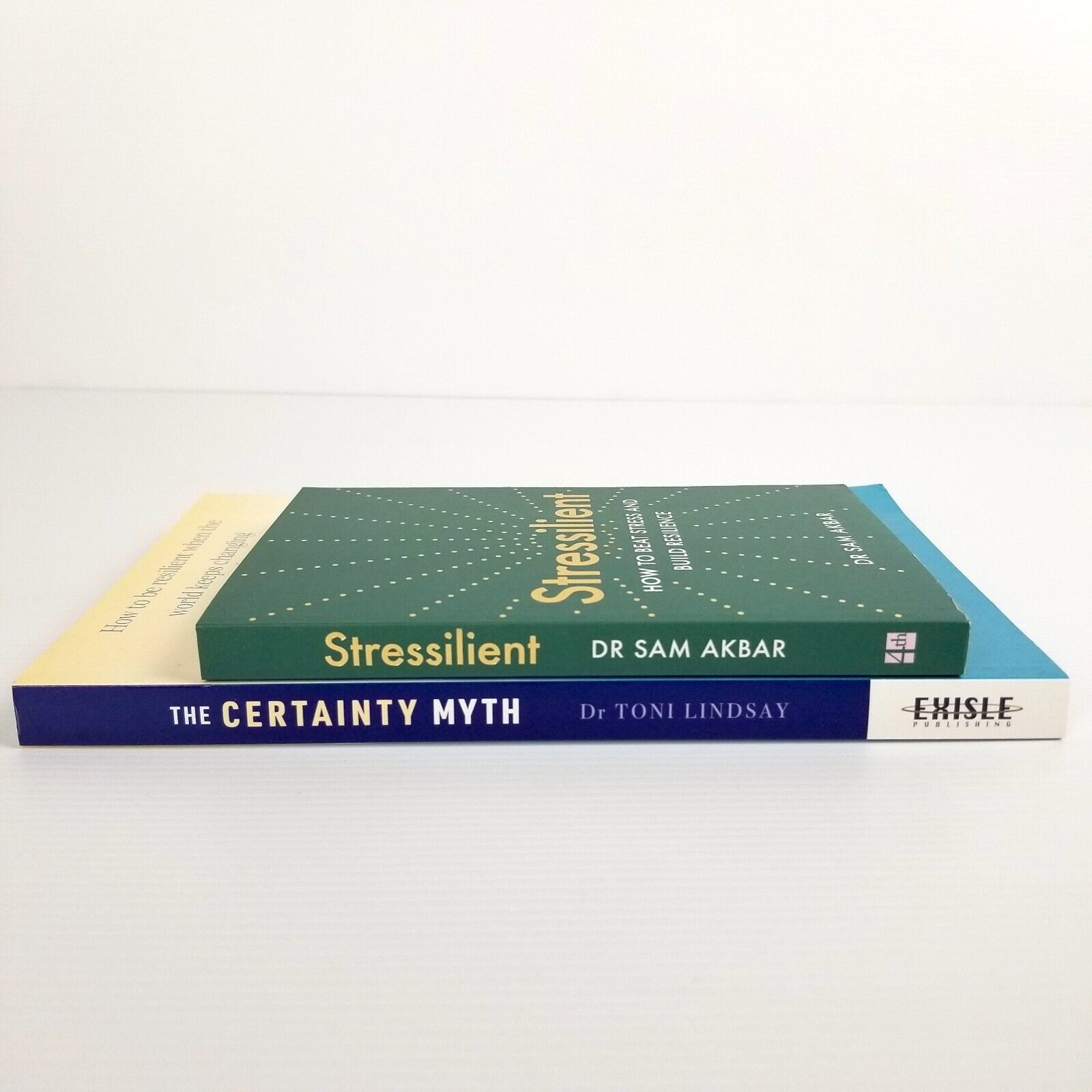2x Self-Help Book Bundle Resilient - Stressilient & The Certainty Myth Paperback